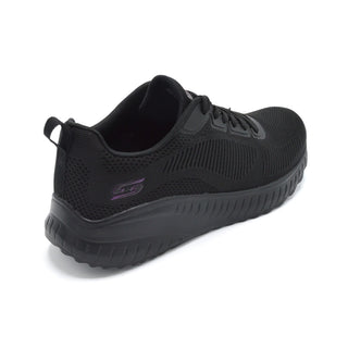 Wide Fitting Lace Up Black Trainer For Bunions