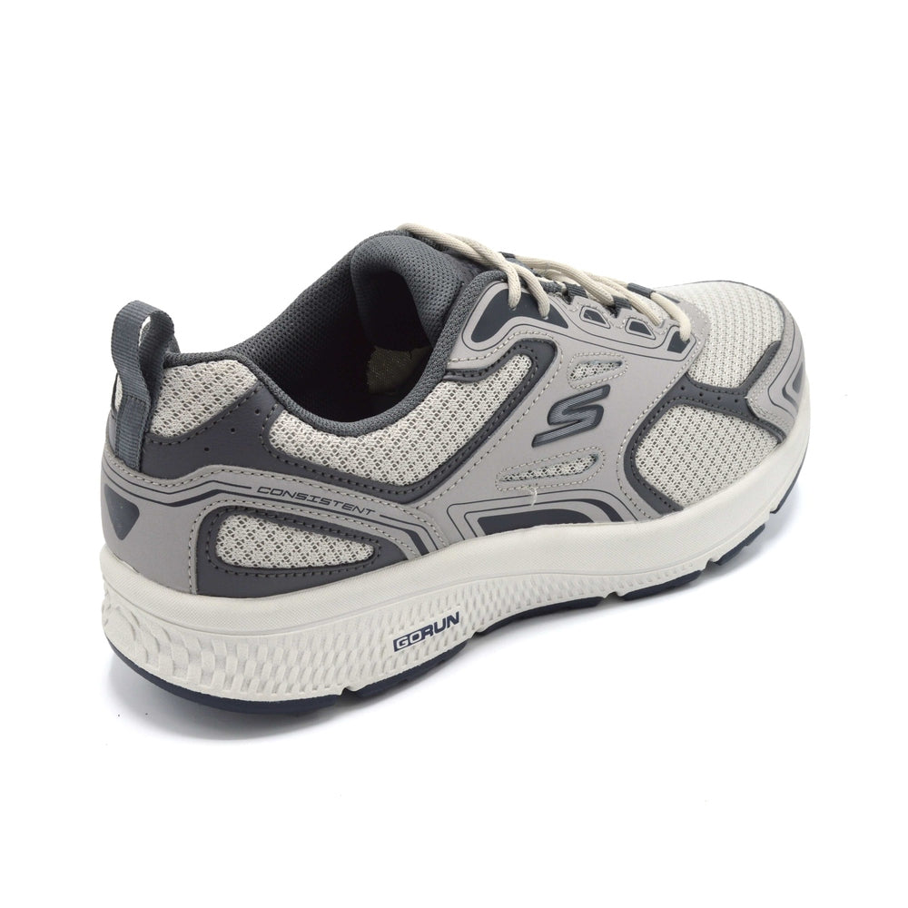 Skechers Go Run Consistent - Mens Wide Fit Trainer - 4E Fitting - Grey