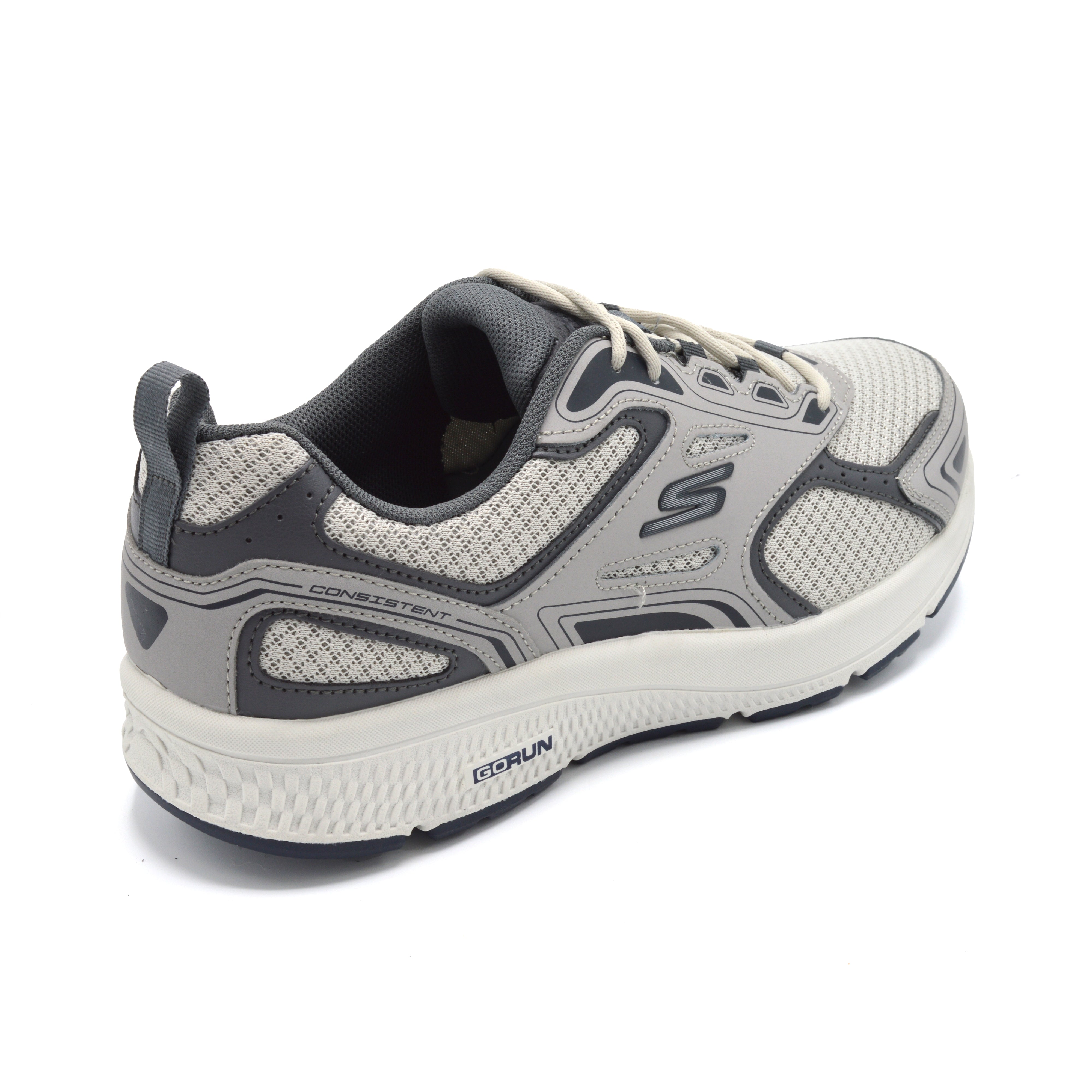 Skechers Go Run Consistent - Mens Wide Fit Trainer - 4E Fitting - Grey