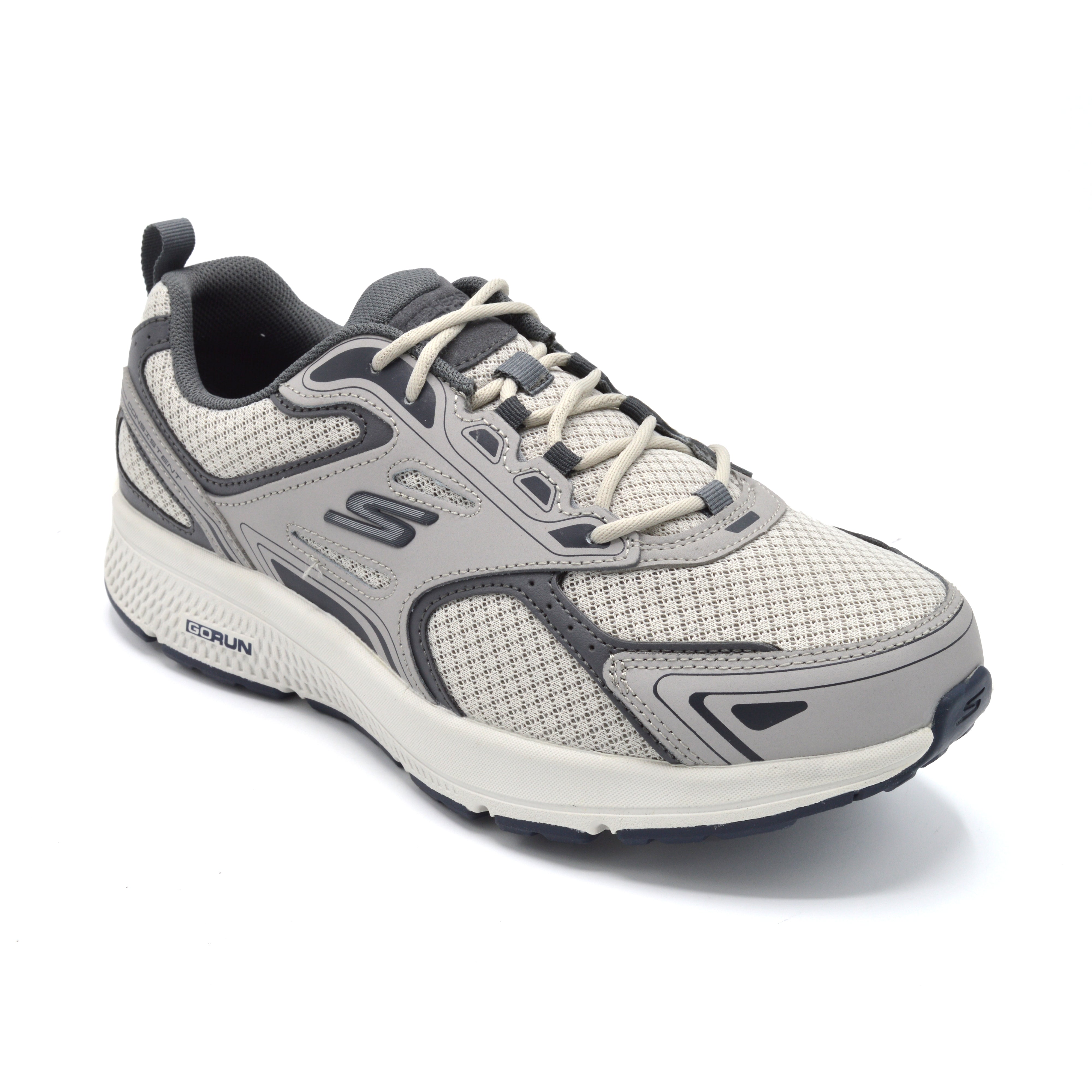 Skechers Go Run Consistent - Mens Wide Fit Trainer - 4E Fitting - Grey