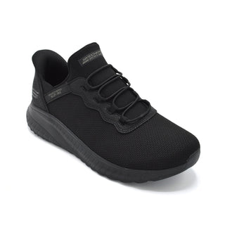Skechers Daily Inspiration - Mens Wide Fit Slip In Trainer - 2E Fitting - Black