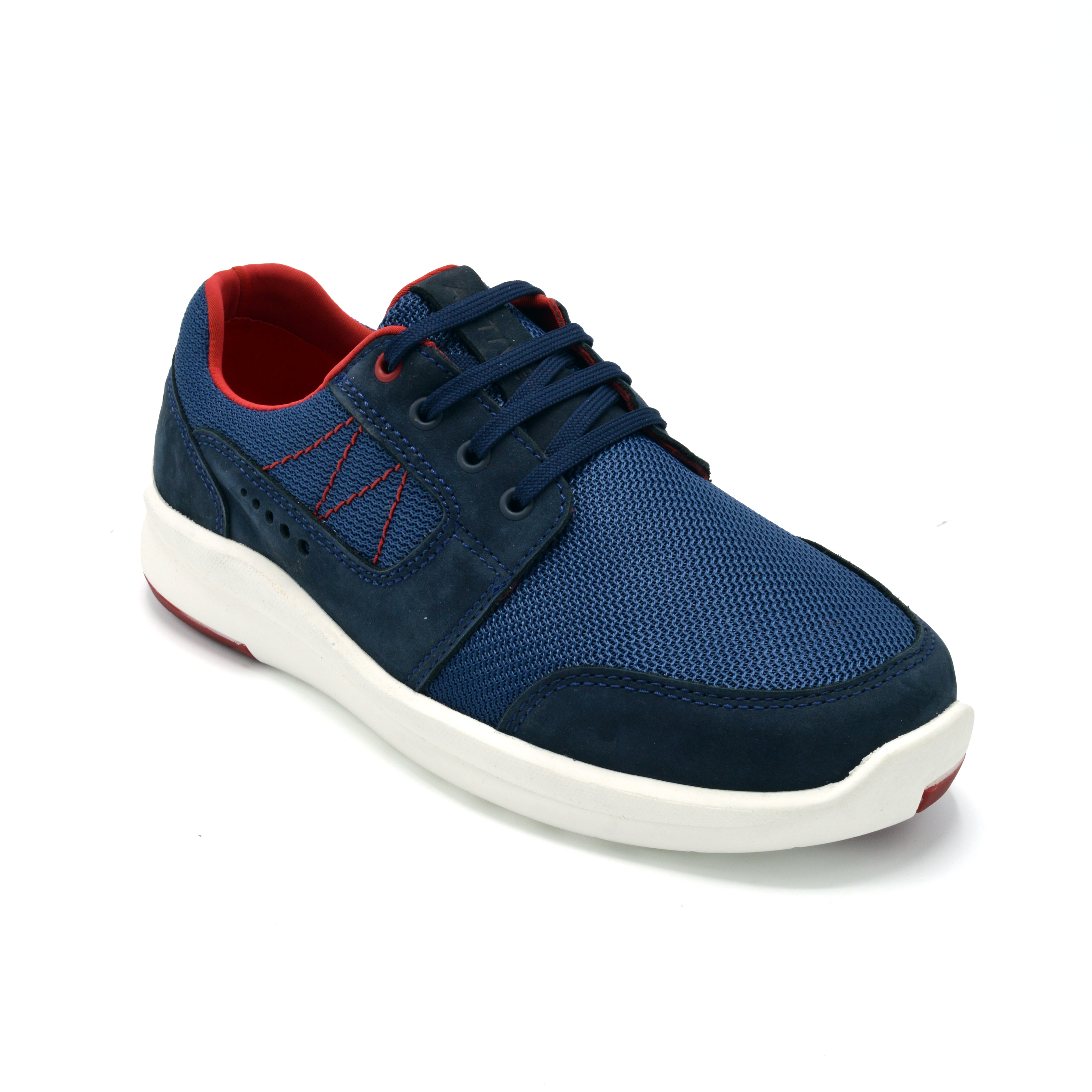 Cosyfeet Vasco- Mens Extra Wide Fit Trainer - 6E Fitting Navy