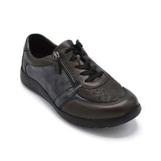 Wide Fitting Zipped Shoe Ideal For Bunions