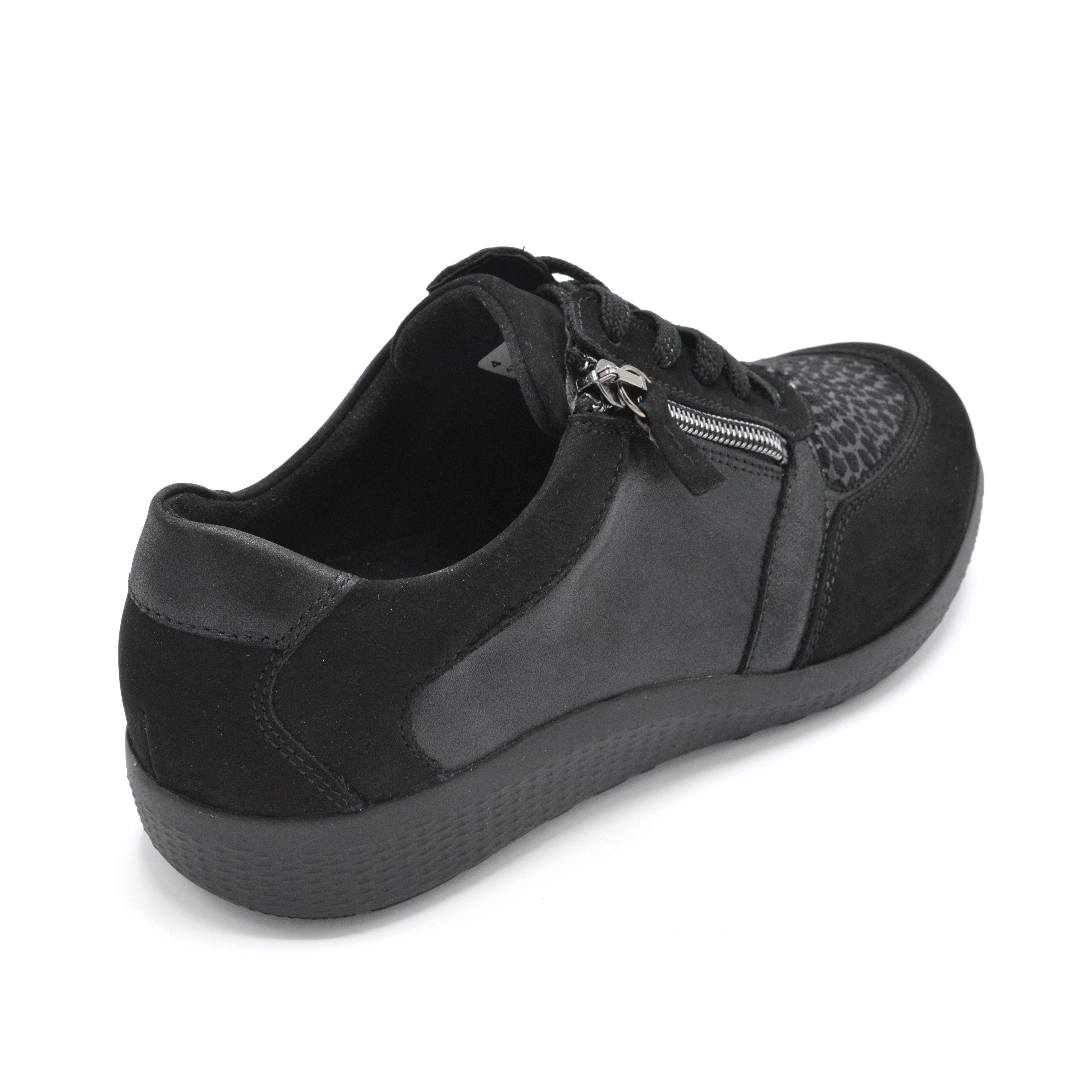Extra Wide Fitting Zipped Trainer For Orthotics