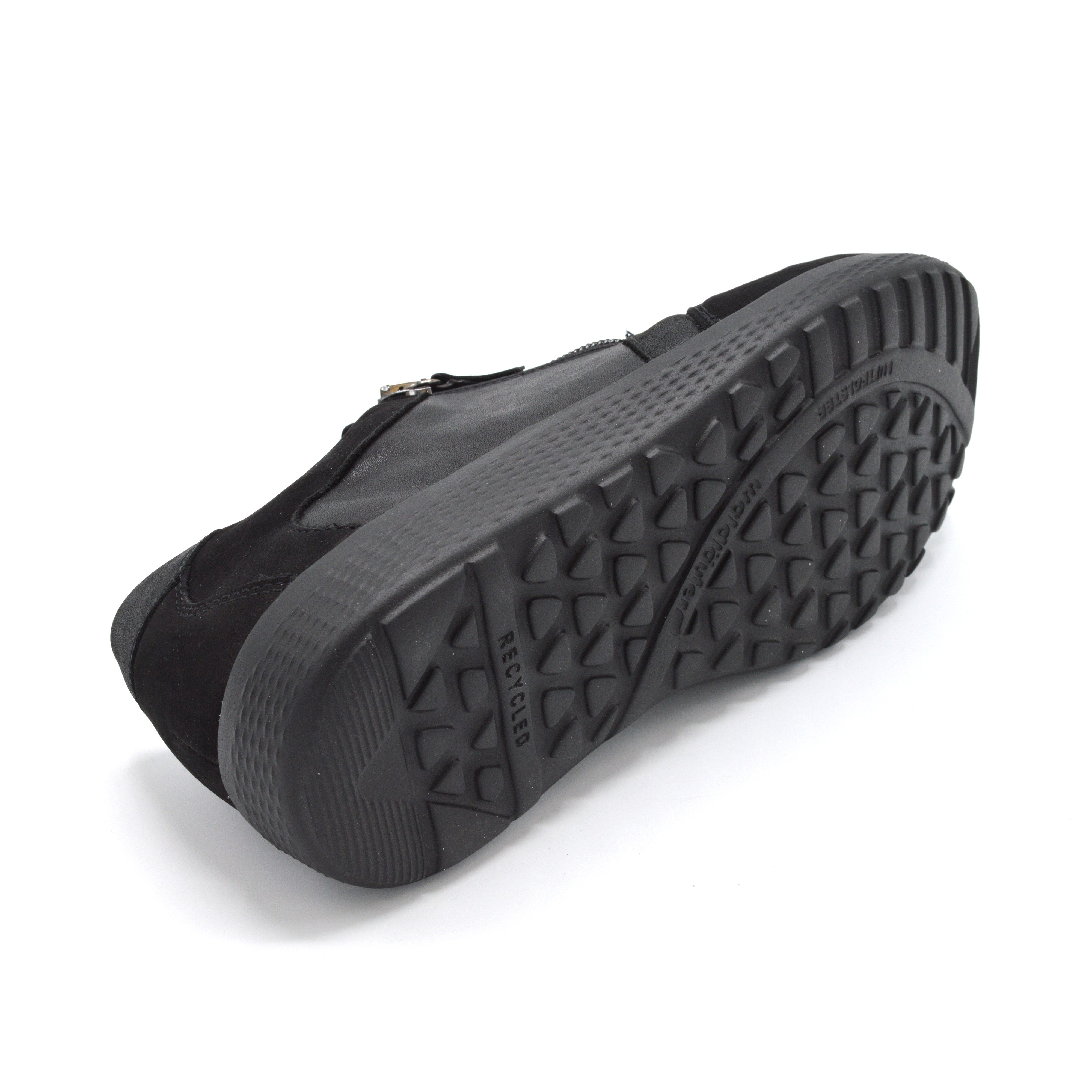 Extra Wide Fitting Zipped Trainer For Orthotics