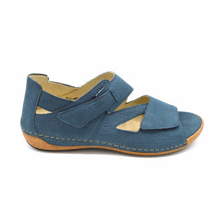 Waldlaufer Heliett Karin Denim Extra Wide Sandals