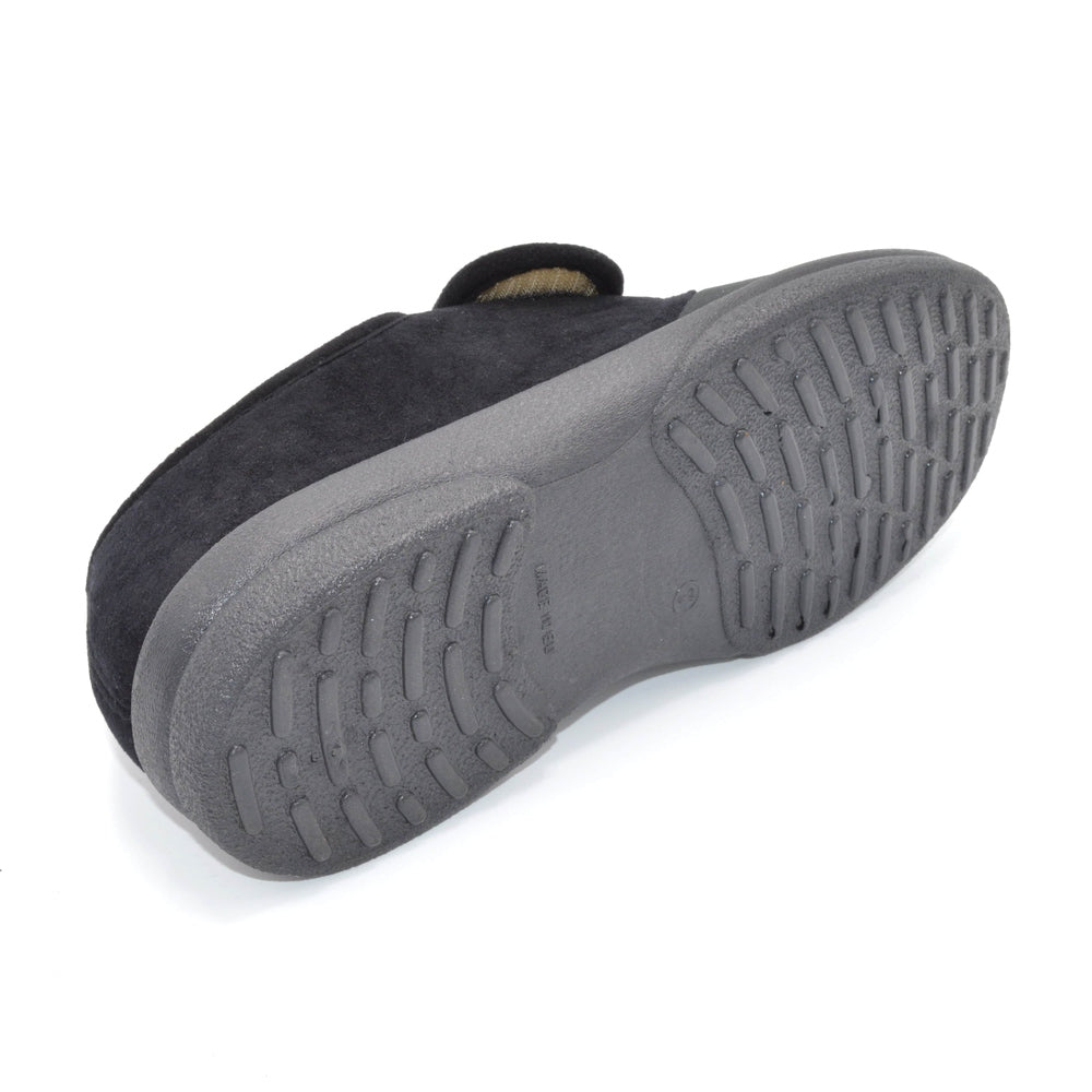 Warm Velcro Wider Fit Slippers For Diabetes