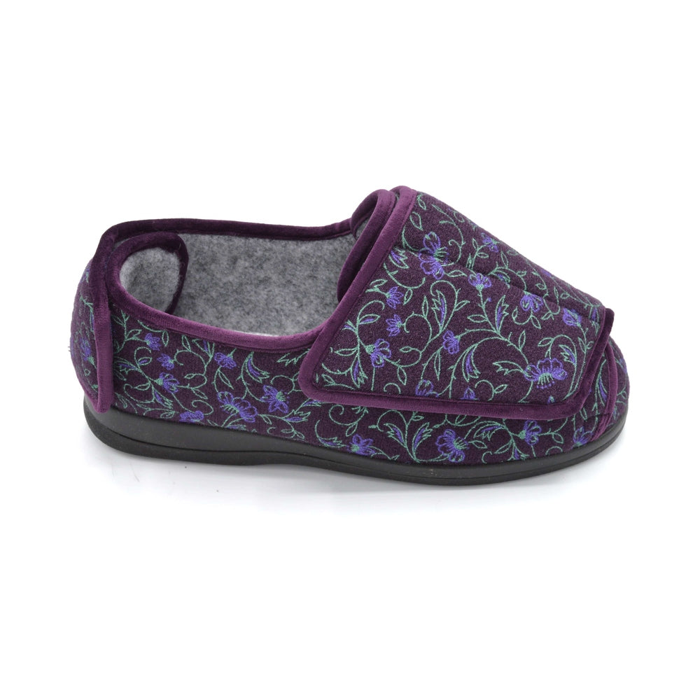 Cosyfeet Emma Extra Wide Ladies Slipper