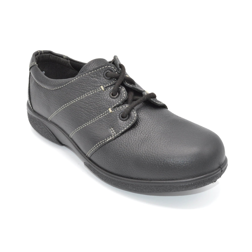 Black Ladies Wide Fit Active Shoe For Diabetes