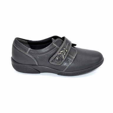 DB Black Ladies Shoe Extra Wide Fitting