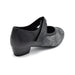 Black Ladies Velcro Court Shoe For Bunions