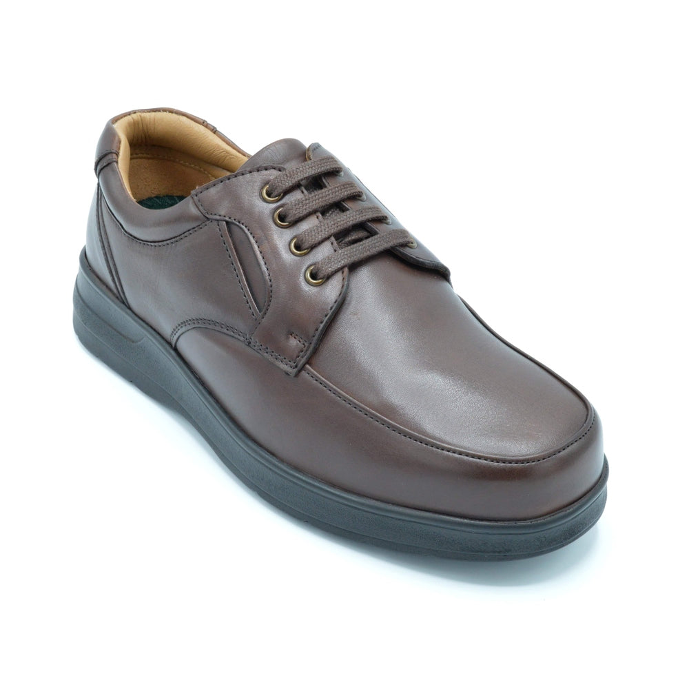 DB Congo Super Soft Wide Lace Up 4E Fit Brown Wide Shoes