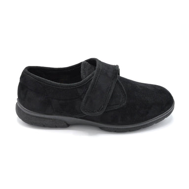 DB Mens Black Extra Wide Fitting Slipper