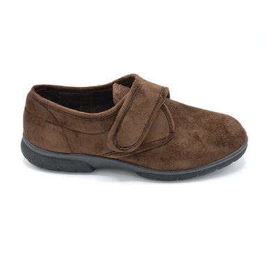 DB Mens Brown Extra Wide Fit Slipper