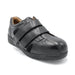Black Extra Wide Velcro Shoe For Gout