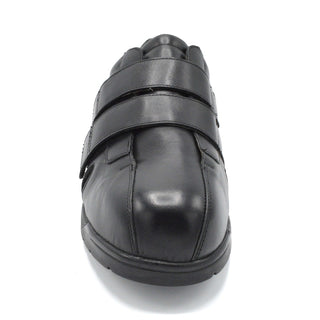 Black Extra Wide Velcro Shoe For Gout