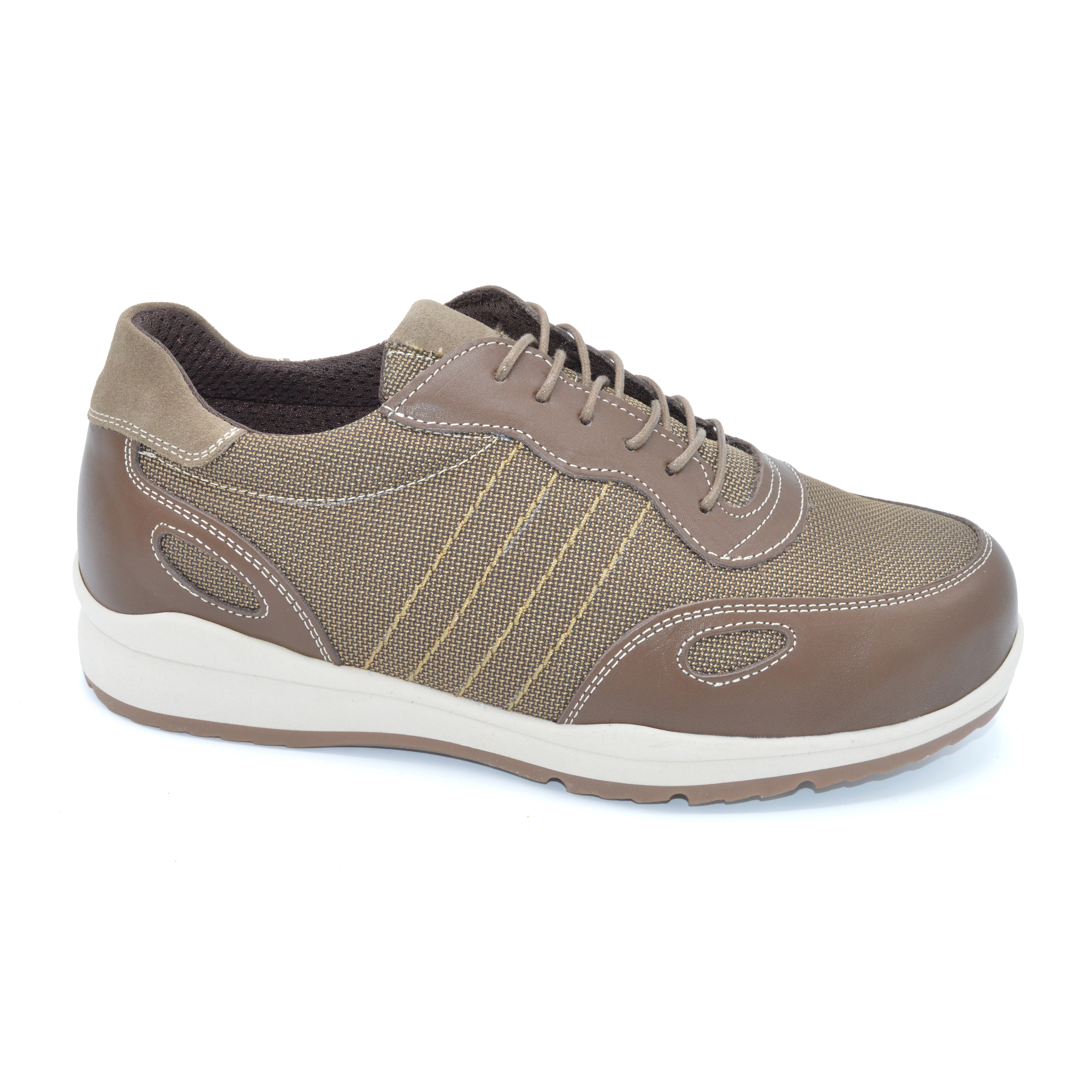 DB Brown Extra Wide Fitting Trainer