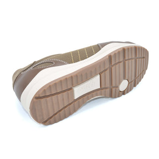 Men's Brown Wider Fit Trainer For Orthotics