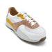 Ladies White Wide Fit Trainer For Corns And Foot Problems