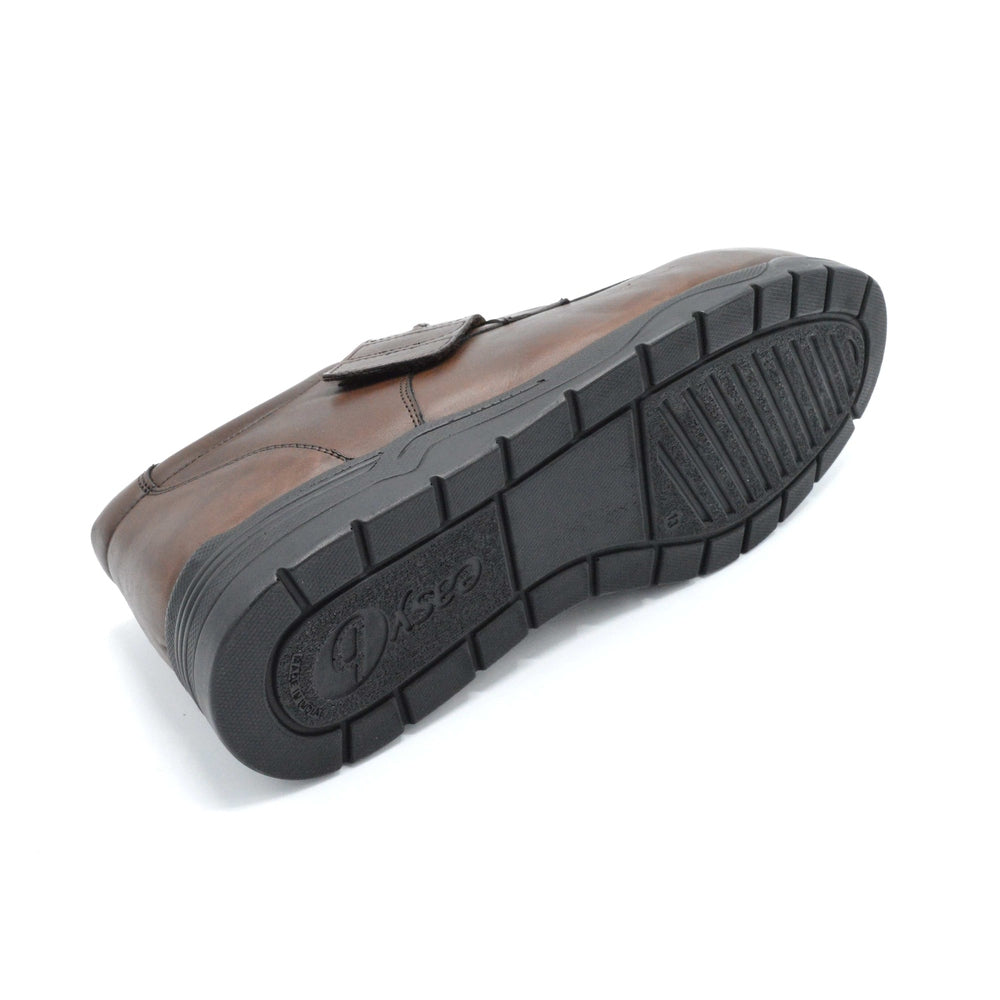 Brown Velcro Extra Wide Over Size Shoes