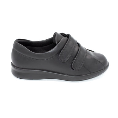 DB Fife Ladies Extra Wide Fit Walking Shoe Black