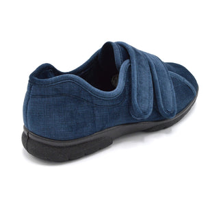 Double Velco Hard Sole Slipper For Gout