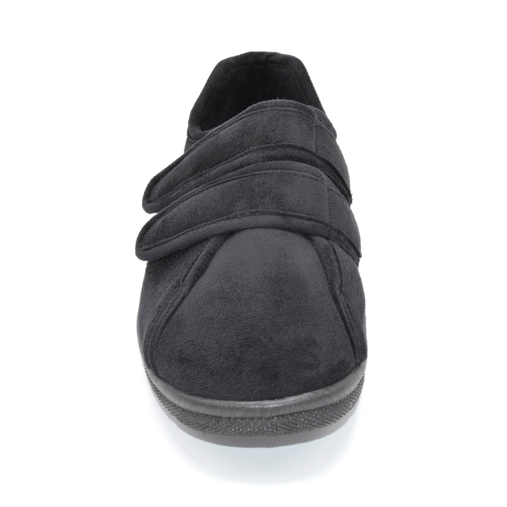 Men's Double Velcro Slippers For Swollen Feet