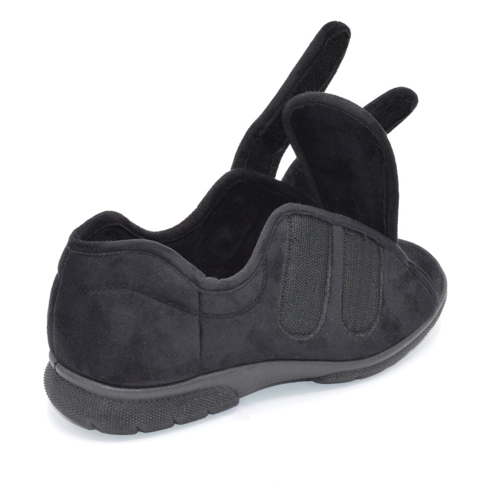 Men's Double Velcro Slippers For Swollen Feet