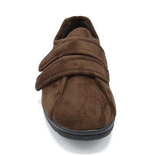 Hard-Sole Mens Slipper for Swollen Feet