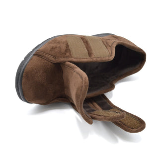 Hard-Sole Mens Slipper for Swollen Feet