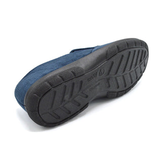 Navy Slip-On House Shoe For Diabetes