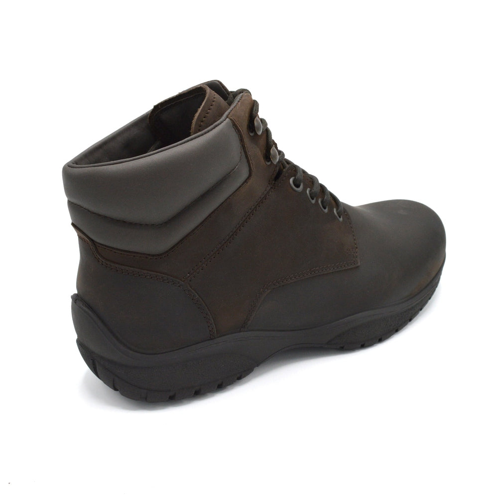 Mens Leather Waterproof Boot For Custom Orthotics