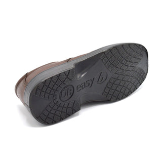 Black Leather Extra Wide Shoe For Bunions