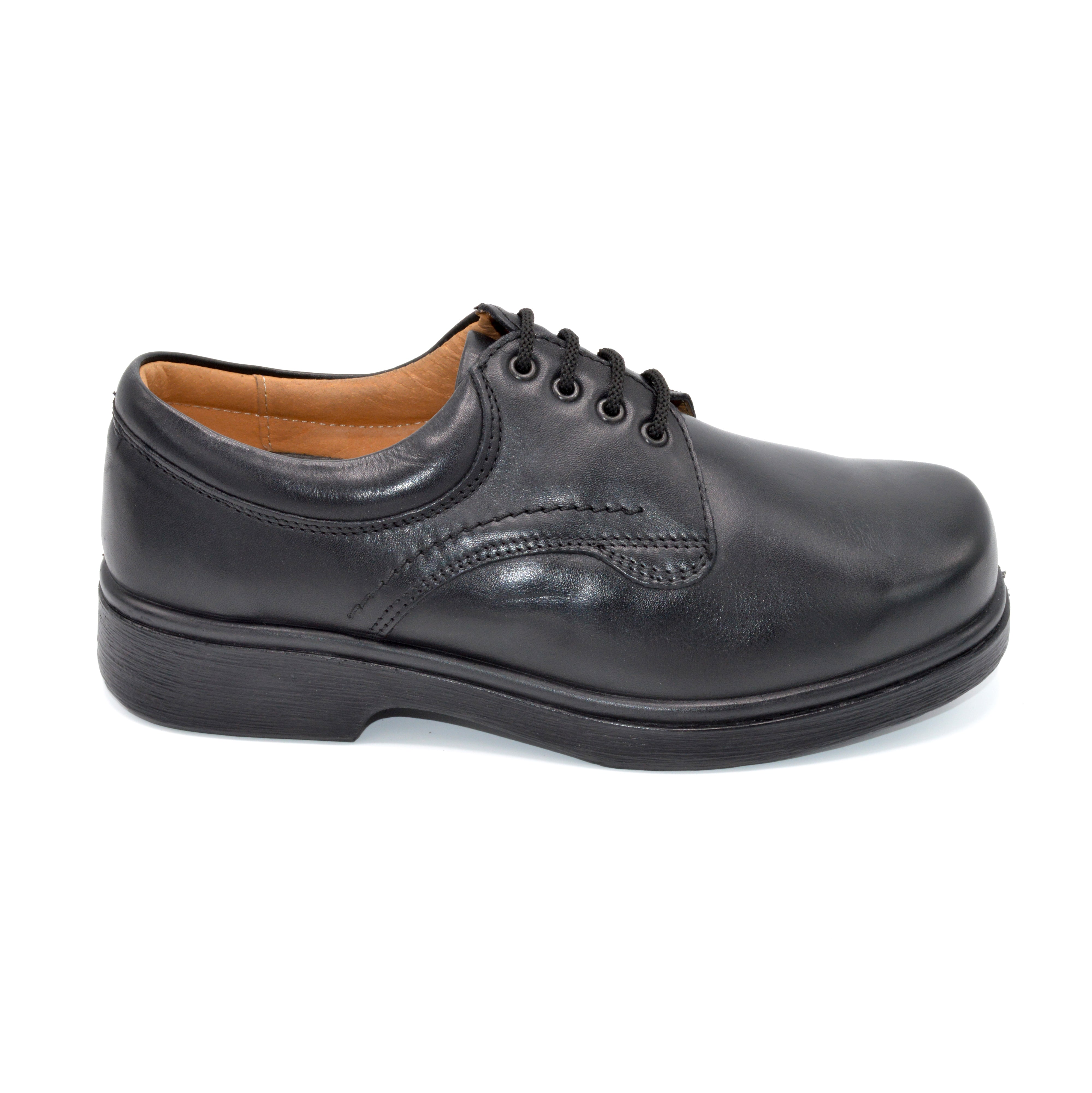 DB Brown Extra Wide Fitting Lace-Up Shoe