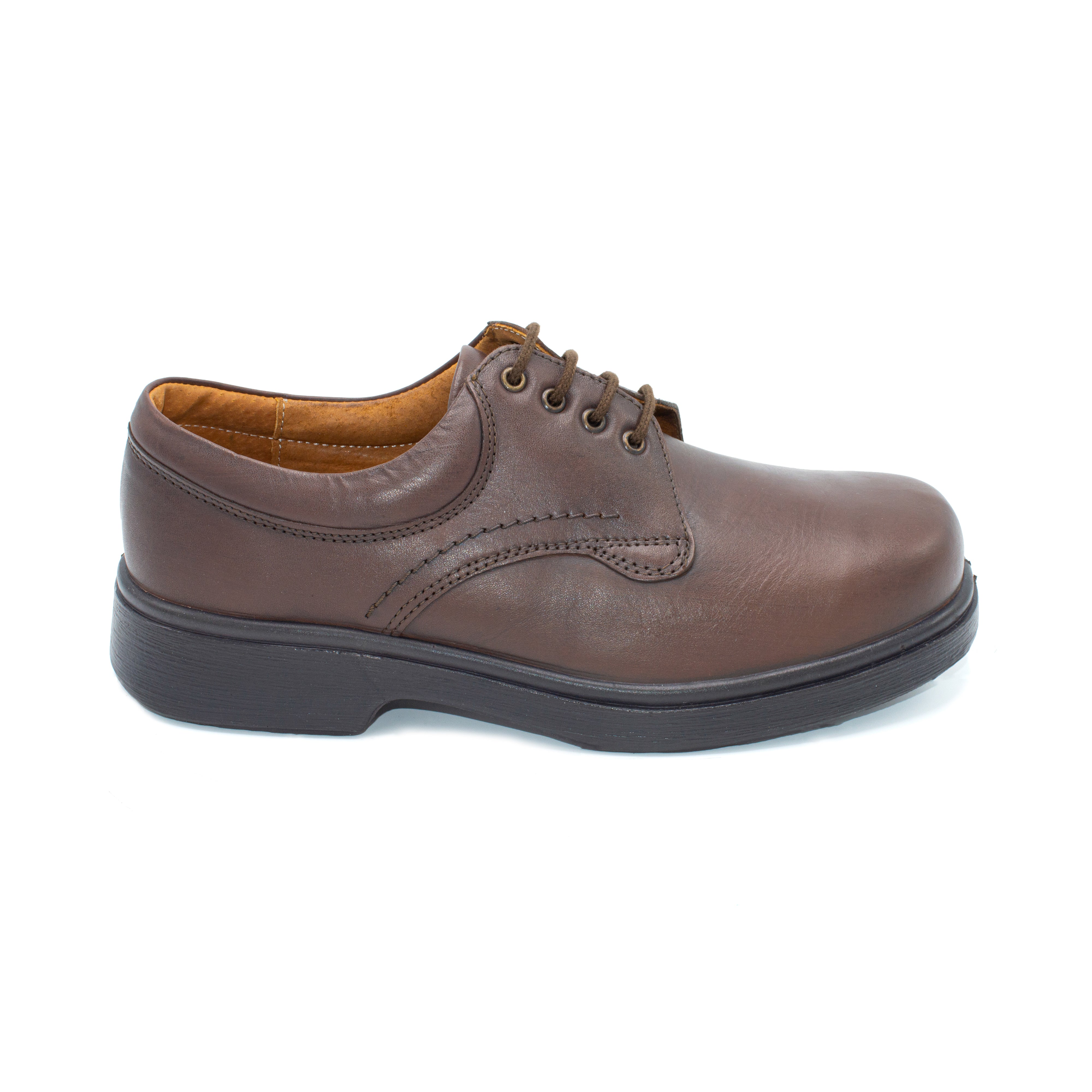 DB Brown Extra Wide Fit Lace-Up Shoe
