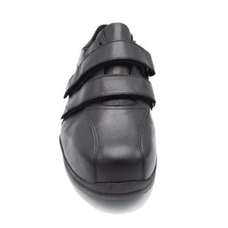 DB Stephen Mens Extra Wide Velcro Close Shoe - 2V (2E-4E) - Black