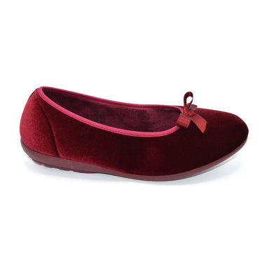 DB Red Extra Wide Womens Slippers
