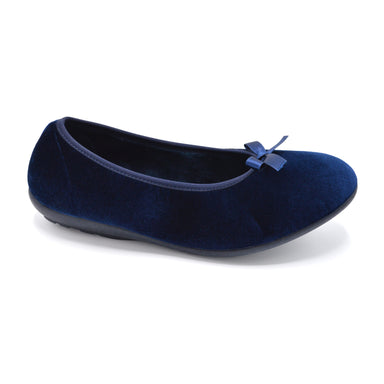 DB Navy Extra Wide Fitting Womens Slippers