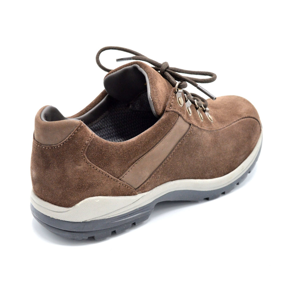 Mens Brown Lace-Up Shoe For Bunions