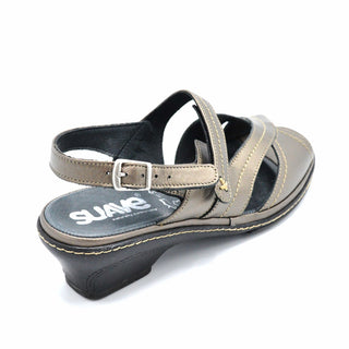 Eden by Suave - Wide Fit Evening Sandal in Old Gold - 2E Fitting