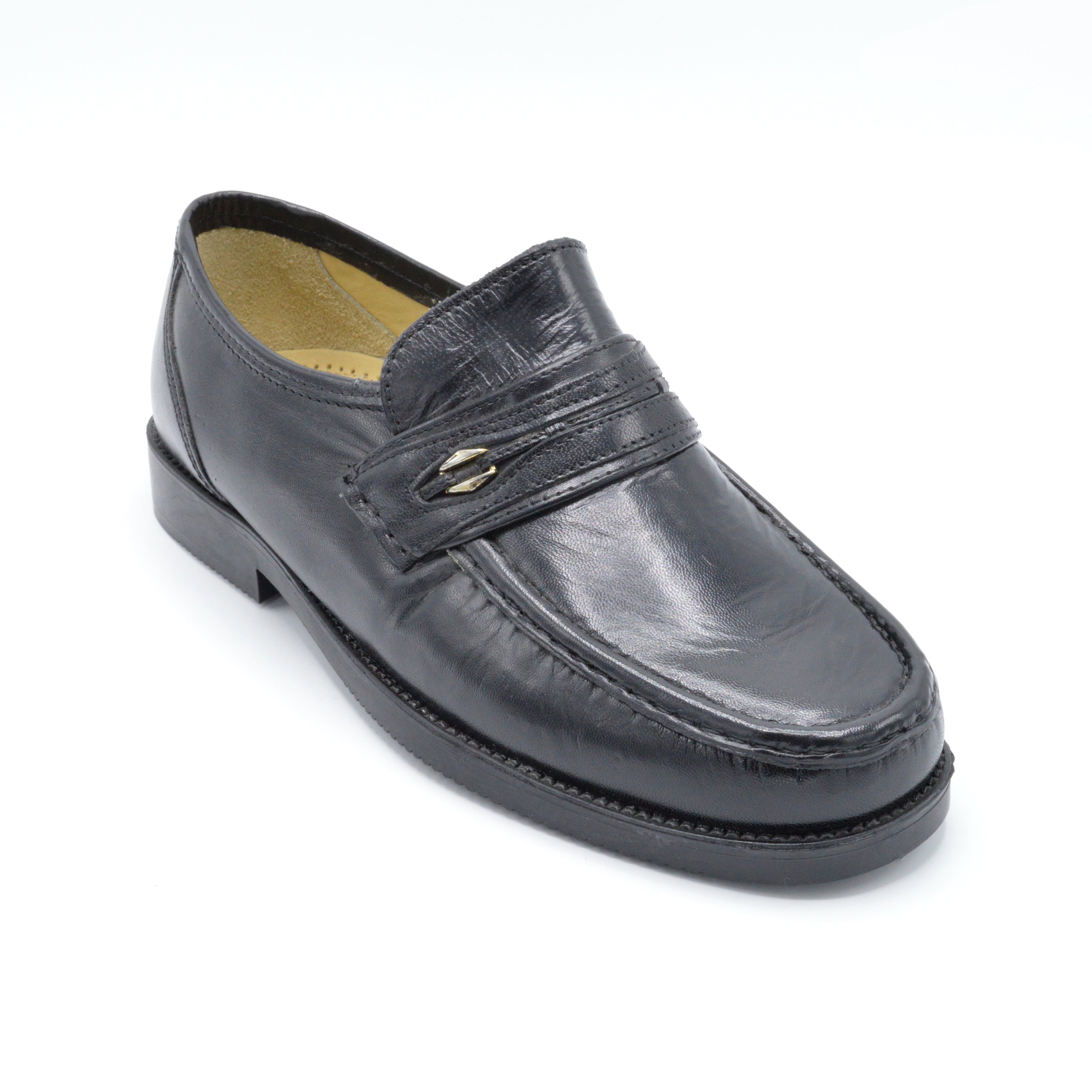 Smart Extra Wide Fitting Black Moccasin