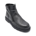 Men's Black Double Zipped Boot 2E Fitting