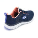 Blue And Pink Extra Wide Ladies Trainers