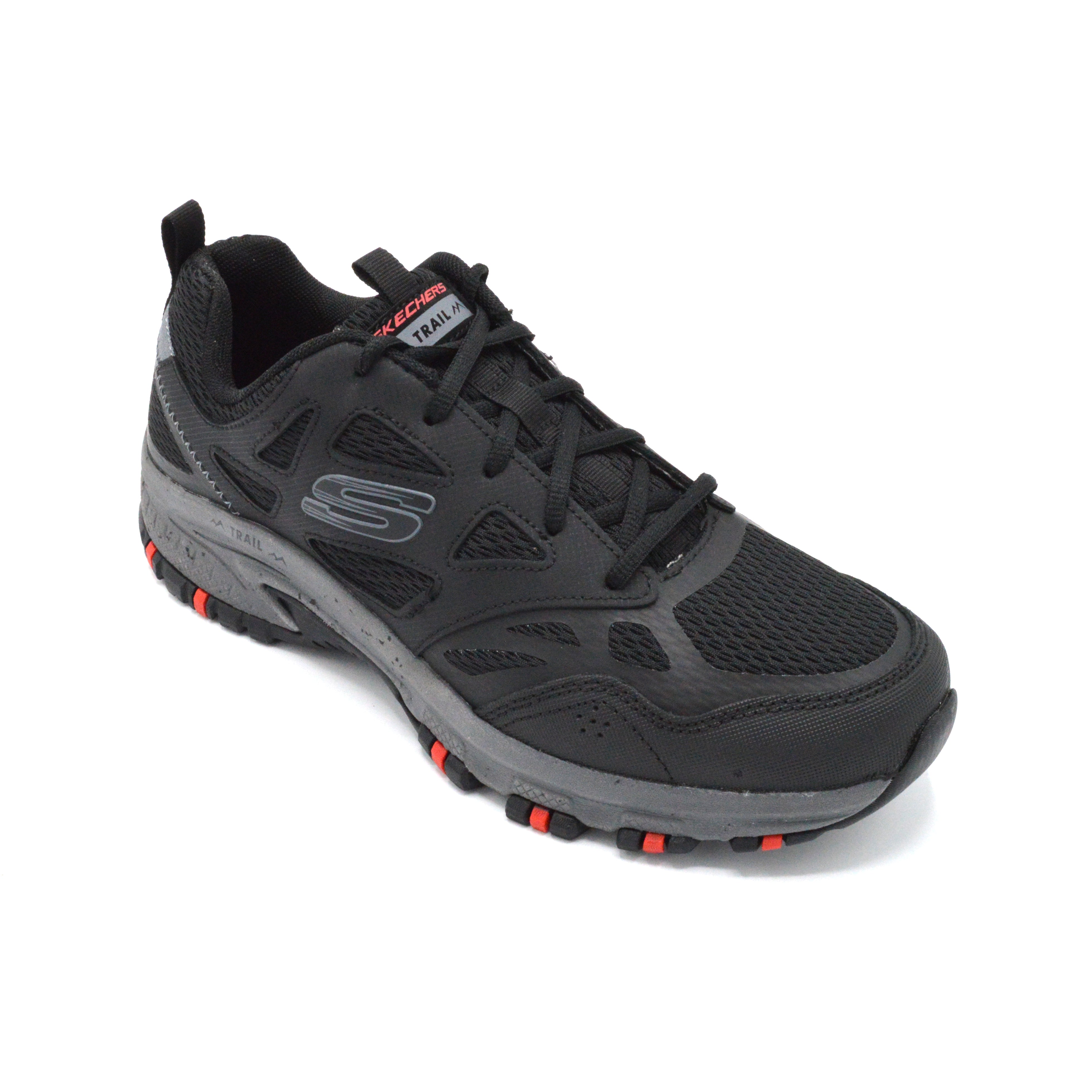 Skechers Hill Crest -Mens Wide Fit Trainer -2E -Black — Wide Shoes
