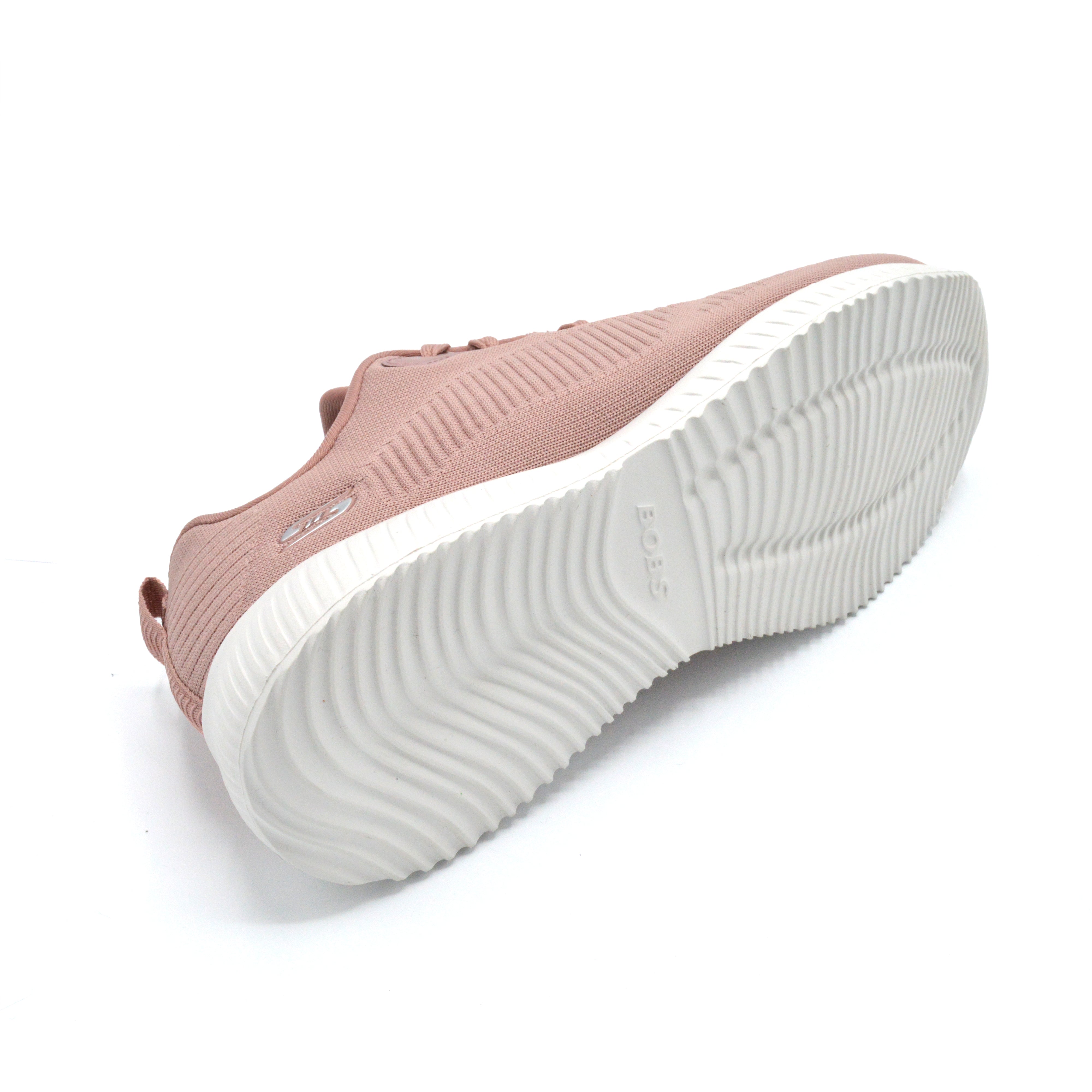 Skechers Tough Talk - Ladies Wide Fit Trainer -  2E Fitting - Blush Pink