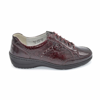 Waldlaufer Burgundy Velcro Wider Fit Shoe