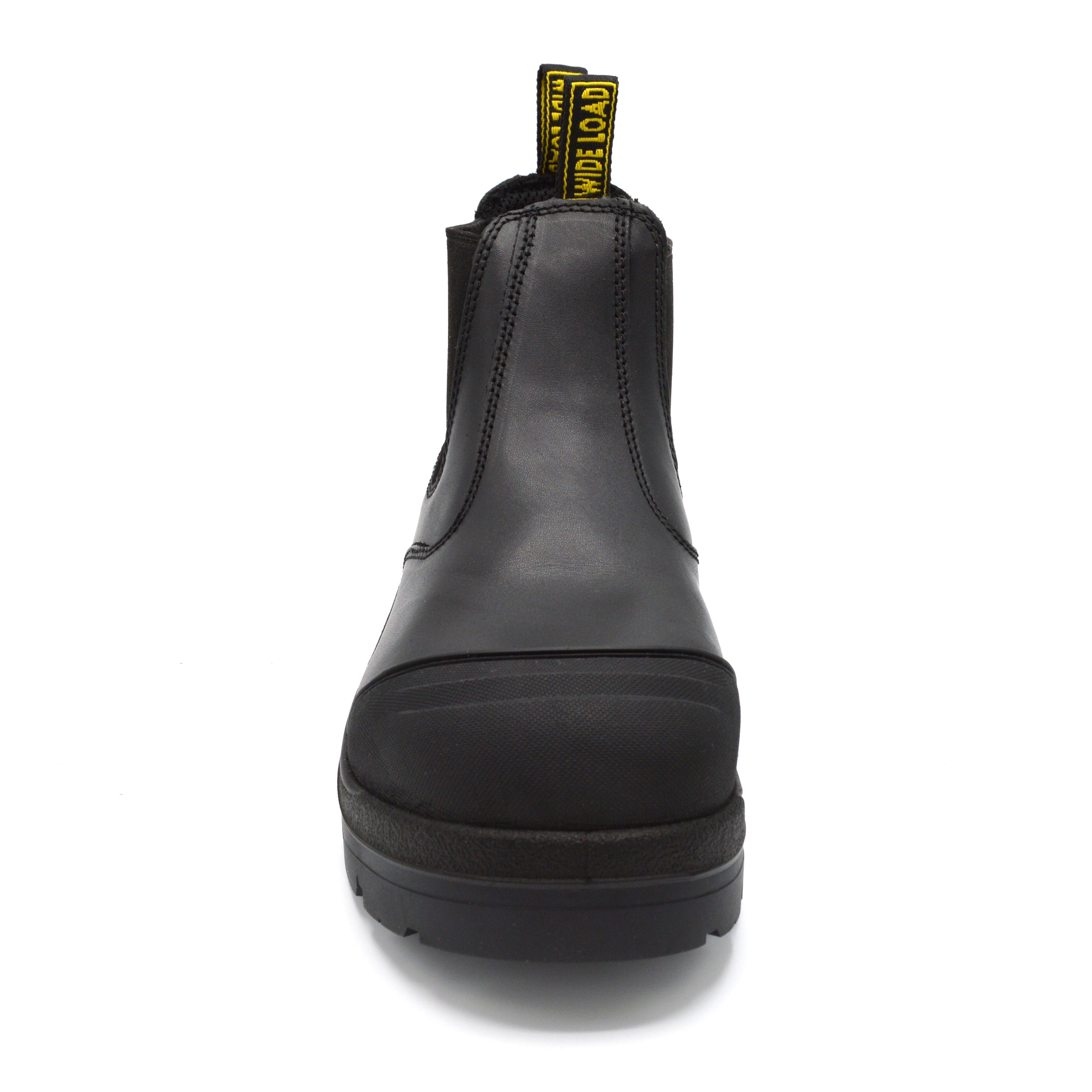 Men's Black Chelsea Safety Boot for Orthotics