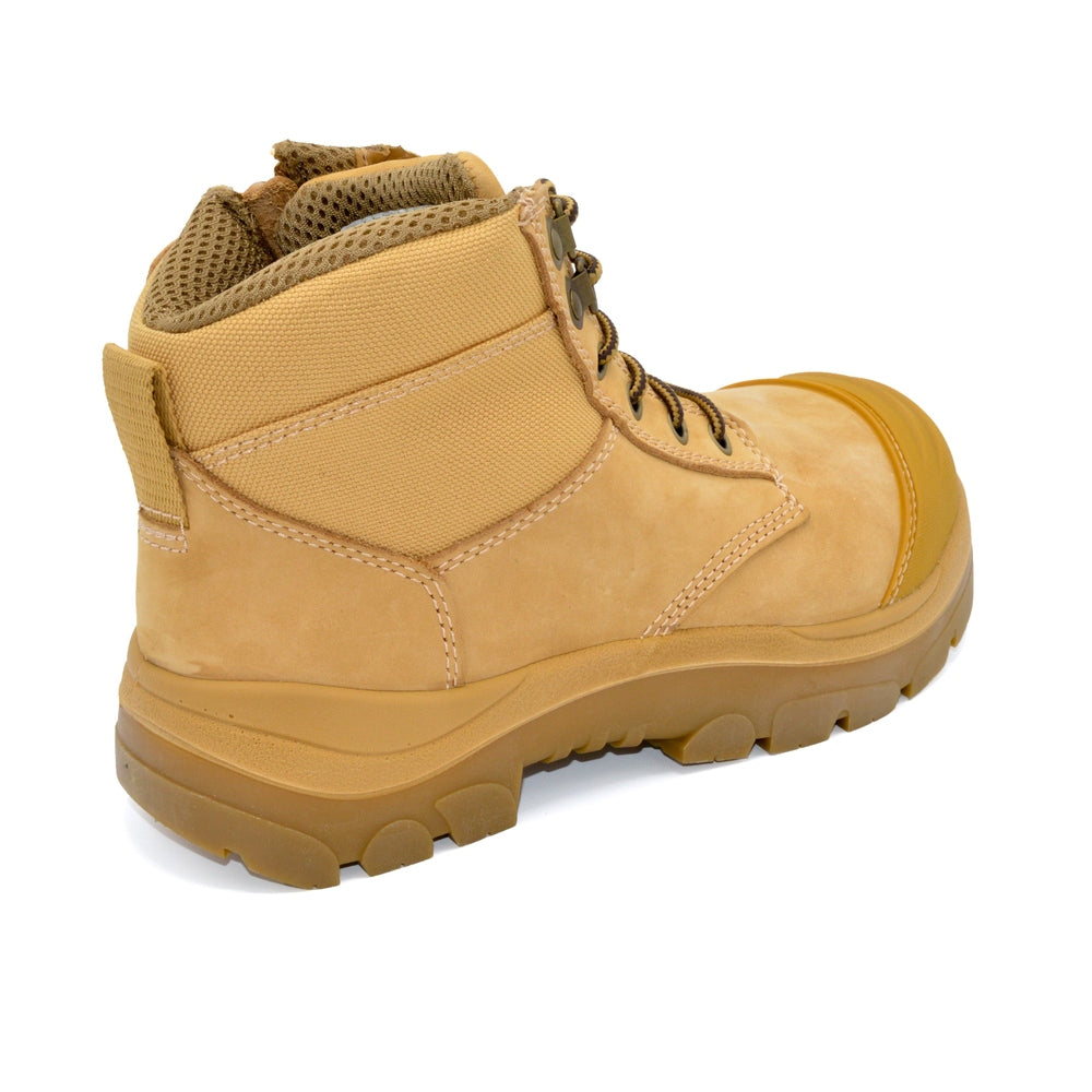 Mens Zipped Extra Wide Safety Boots for Orthotics